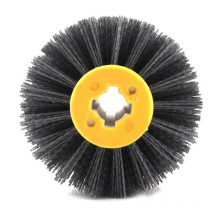 150x40mm x M14 P80/ P60 Nylon Abrasive Wire Polishing Brush Wheel for Wood Furniture Stone Antiquing Grinding